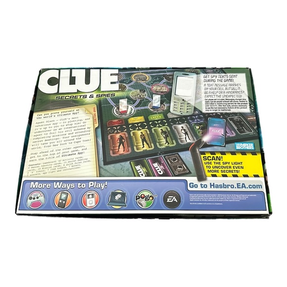 2009 Hasbro Games Clue: Secrets and Spies Family Board Game - Picture 13 of 13